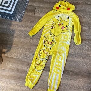 Pokemon Pikachu Yellow Kids Footie
